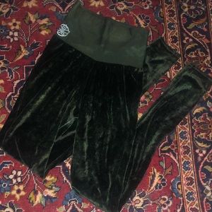 Flower Pot Handmade velour leggings